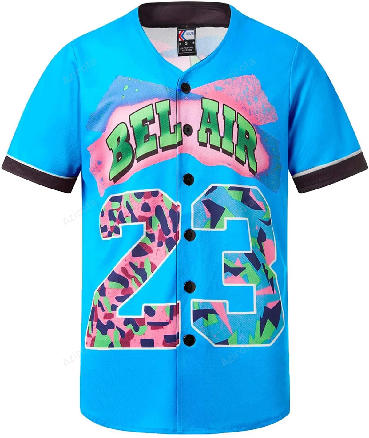 Personalized Blue Shirts Hip Hop 90S Fashion Custom Number Idea Gift For Fans Baseball Jersey Hoodie, Sweatshirt