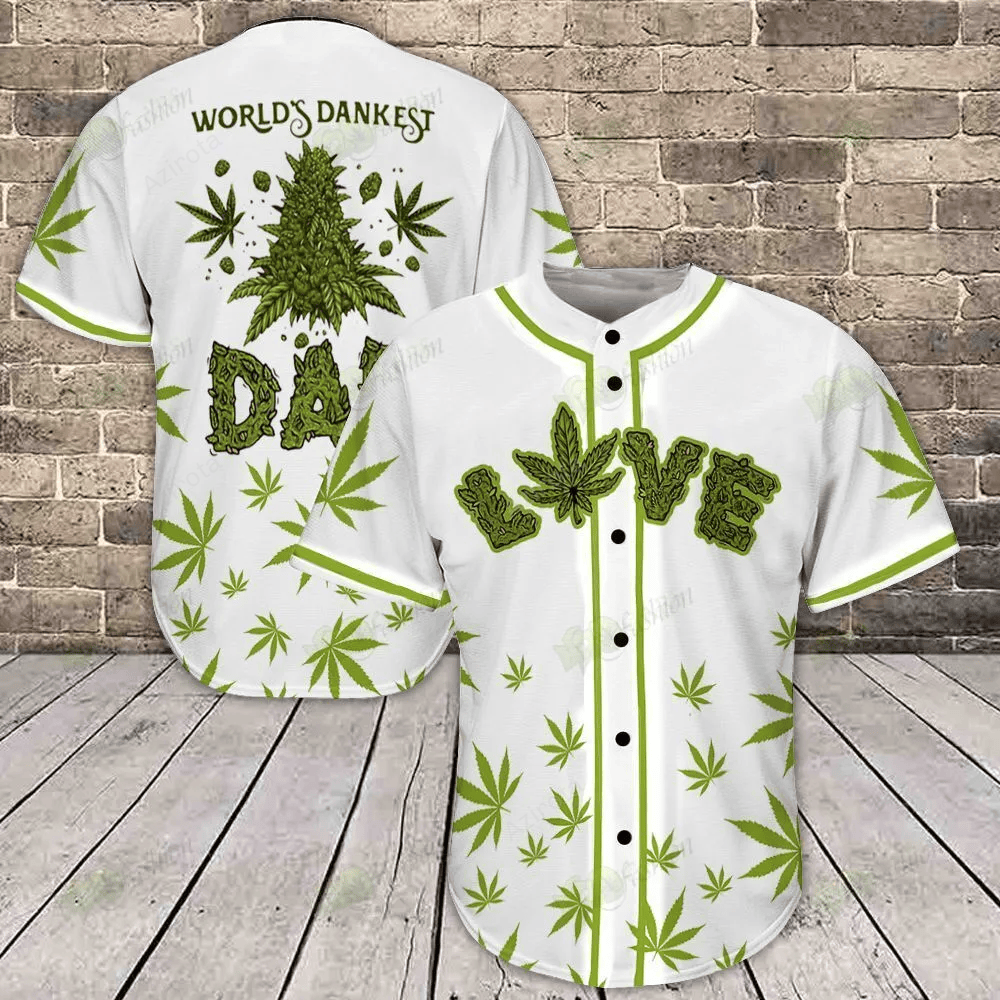 Weed Baseball Jersey Shirt 5 Hoodie, Sweatshirt | WearSparks.com