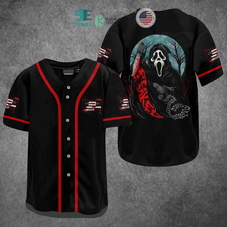 BEST Ghostface Horror Movie Baseball Jersey
