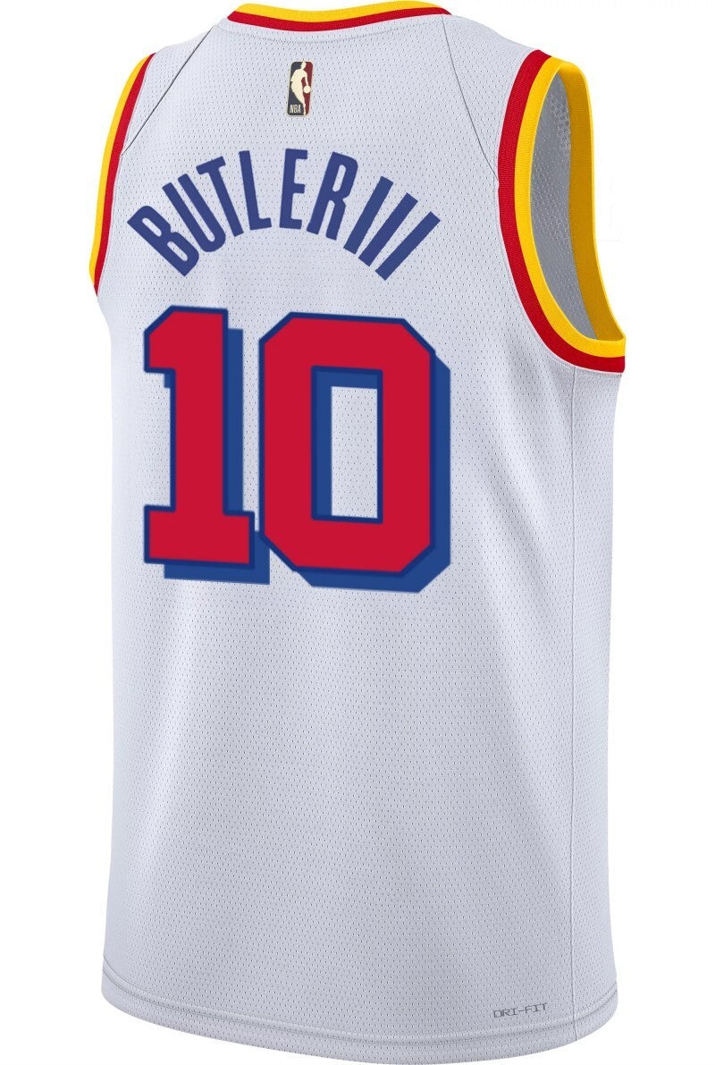 golden state warriors #10 jimmy butler hardwood classic white Style 1