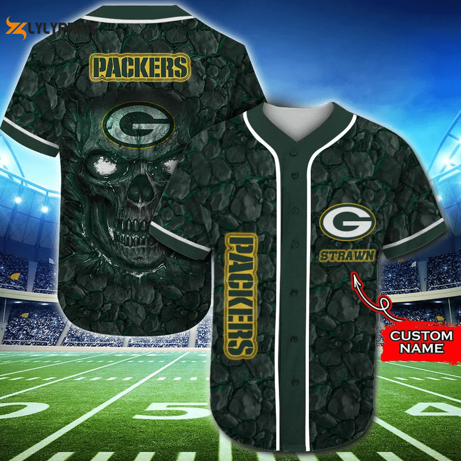 Green Bay Packers Personalized Baseball Jersey Fan Gifts - lylyprint.com T-Shirts, Hoodie, Sweatshirt (Image 1)