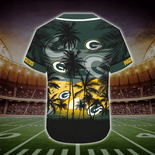Green Bay Packers Tropical Baseball Jersey Gifts for Fans - lylyprint.com T-Shirts, Hoodie, Sweatshirt (Image 4)
