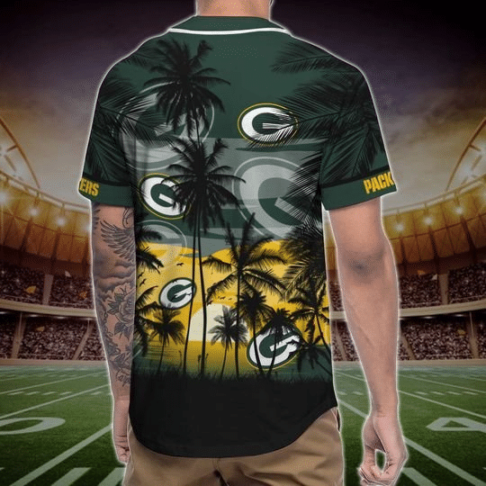 Green Bay Packers Tropical Baseball Jersey Gifts for Fans - lylyprint.com T-Shirts, Hoodie, Sweatshirt (Image 6)