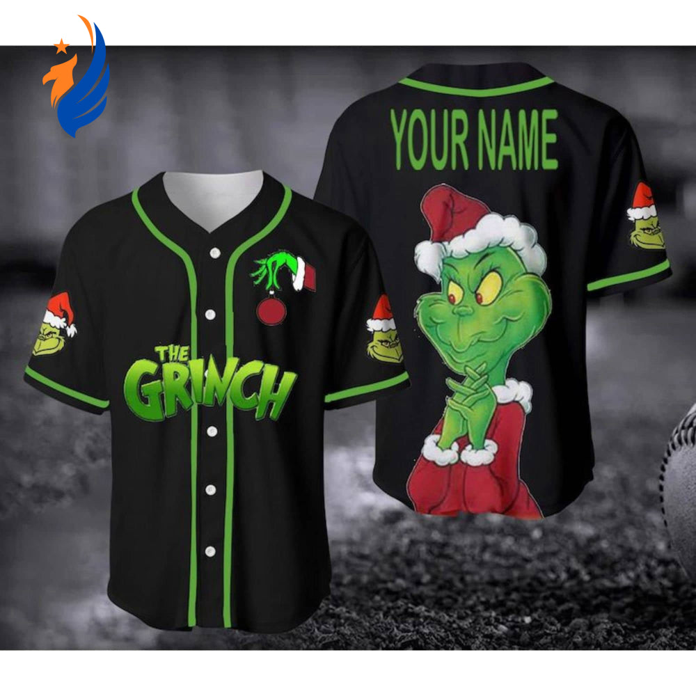 Grinch 1 Baseball Jersey 1 - Bafud T-Shirts, Hoodie, Sweatshirt | WearSparks.com