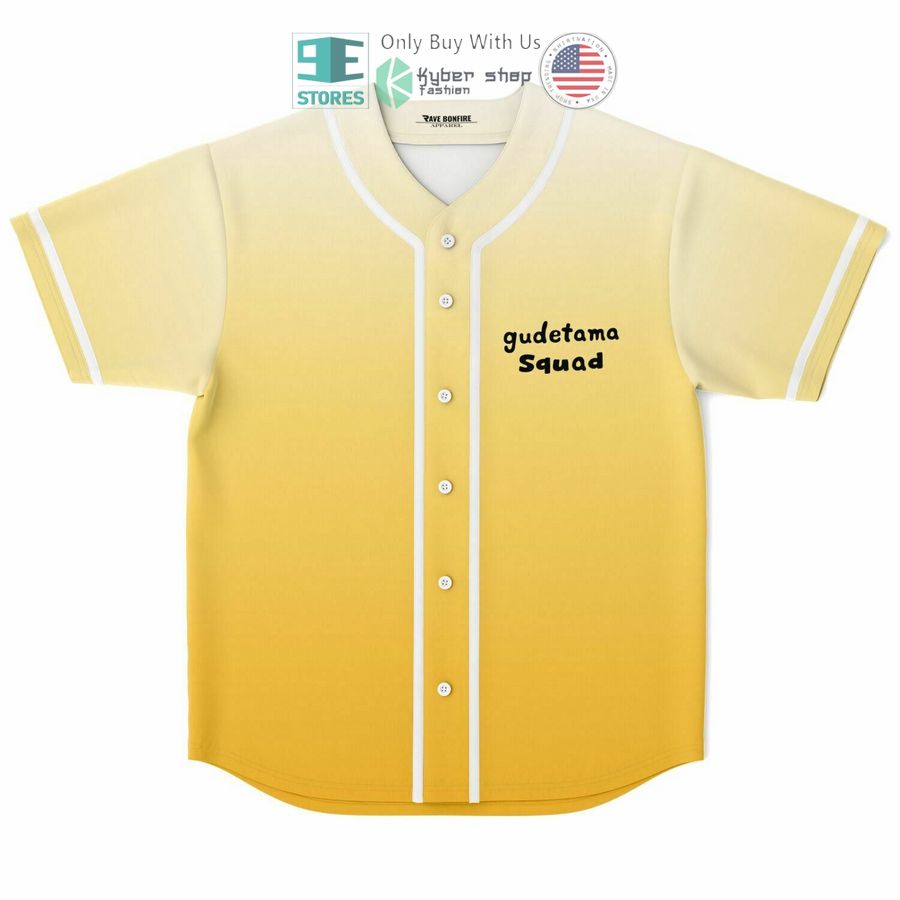 BEST Gudetama Squad Meh Baseball Jersey