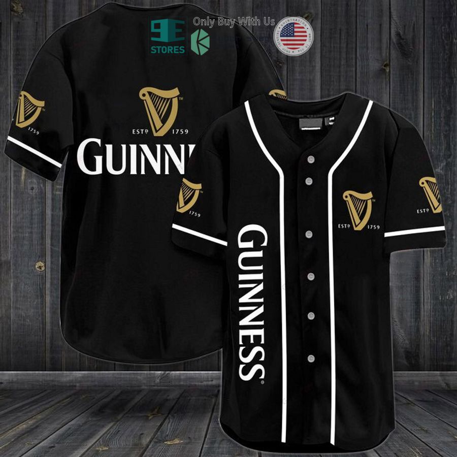BEST Guinness logo Baseball Jersey