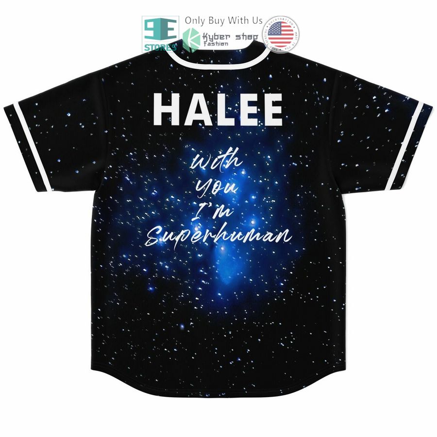 BEST Halee With You I'm Superhuman Baseball Jersey