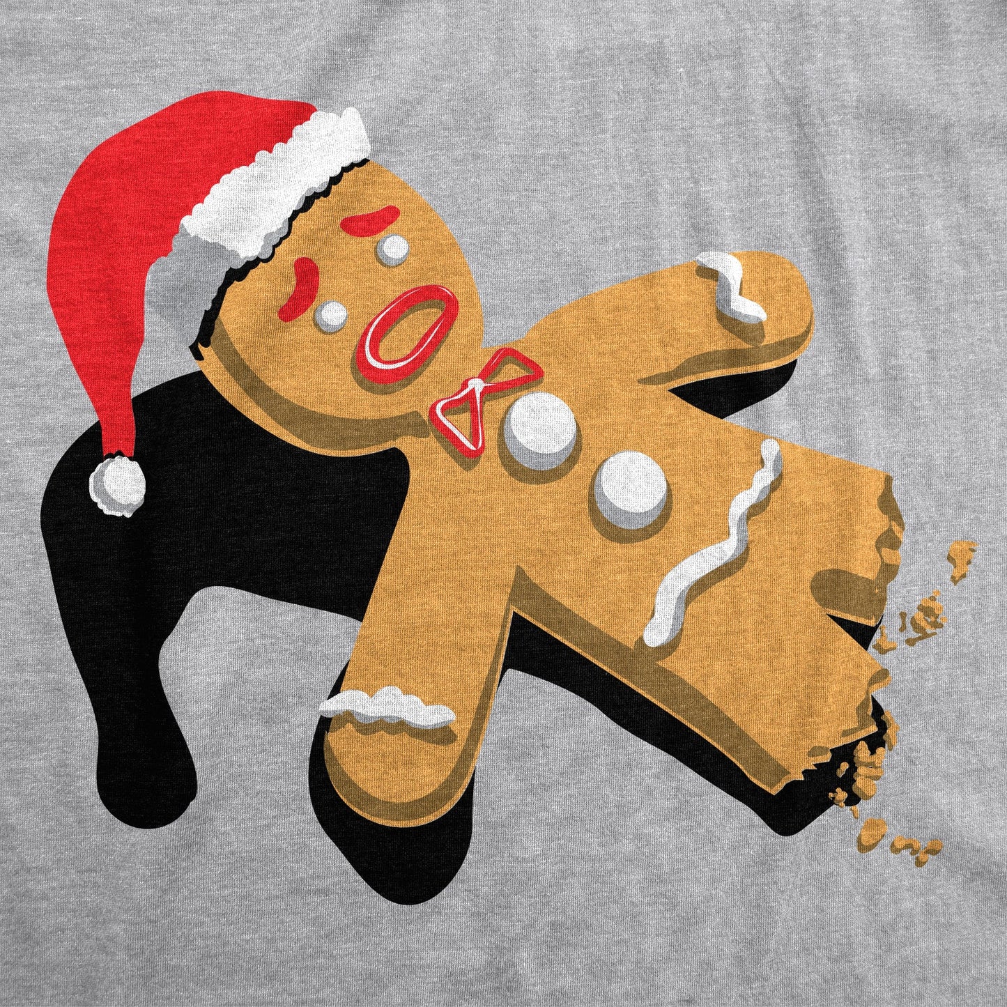 Half-Eaten Gingerbread Women's T Shirt Hoodie, Sweatshirt | WearSparks.com (Image 2)