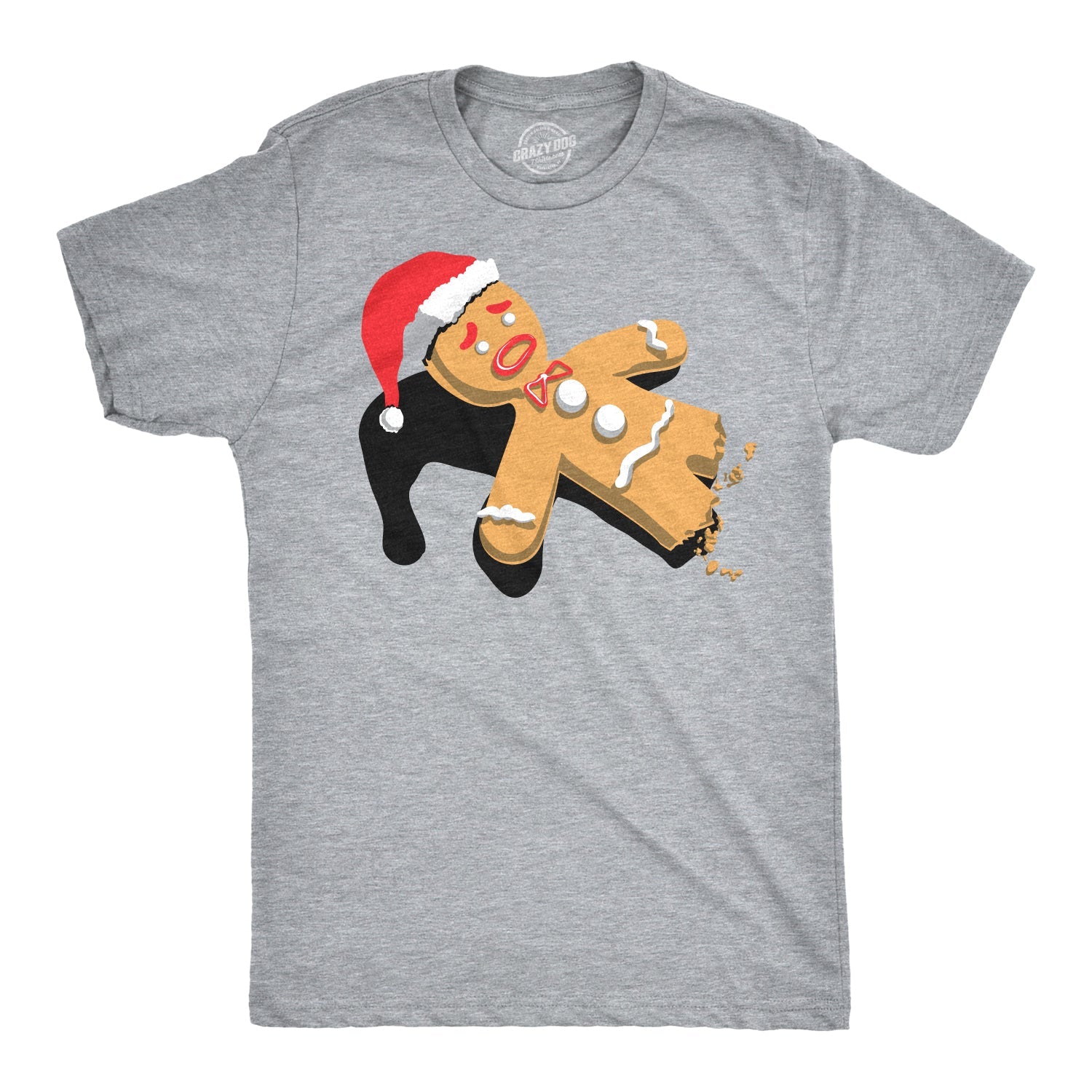 Half-Eaten Gingerbread Men's T Shirt Hoodie, Sweatshirt | WearSparks.com (Image 1)