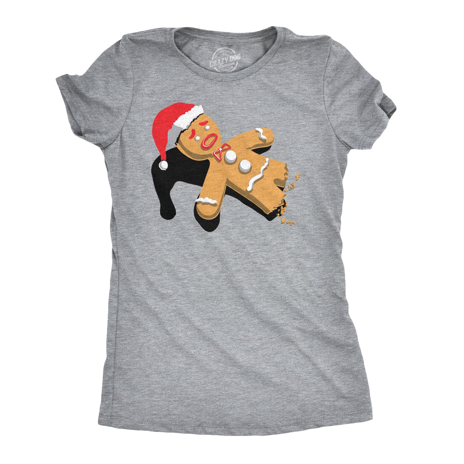Half-Eaten Gingerbread Women's T Shirt Hoodie, Sweatshirt | WearSparks.com (Image 1)