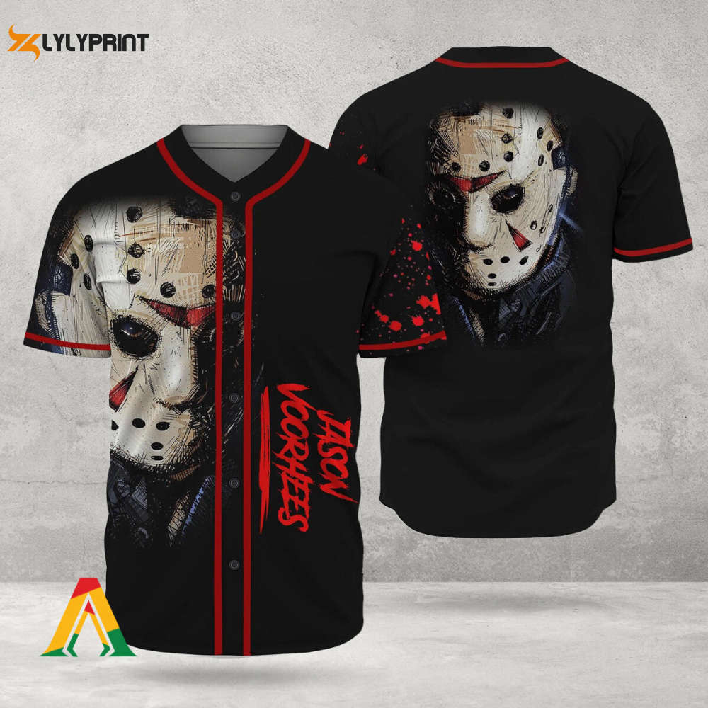 Happy Halloween Horror Jason Voorhees Baseball Jersey - lylyprint.com T-Shirts, Hoodie, Sweatshirt | WearSparks.com