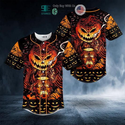 BEST Happy Halloween Pumpkin Skull Baseball Shirt