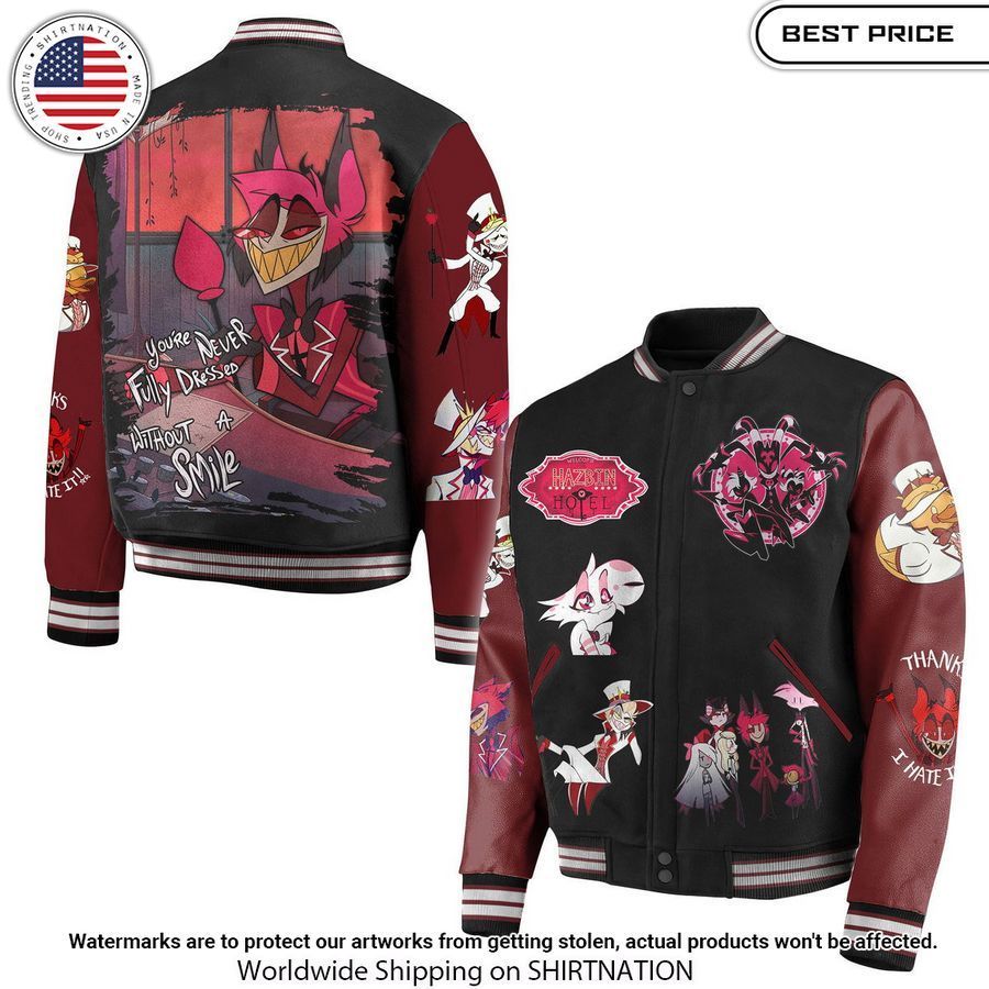 Hazbin Hotel Baseball Jacket