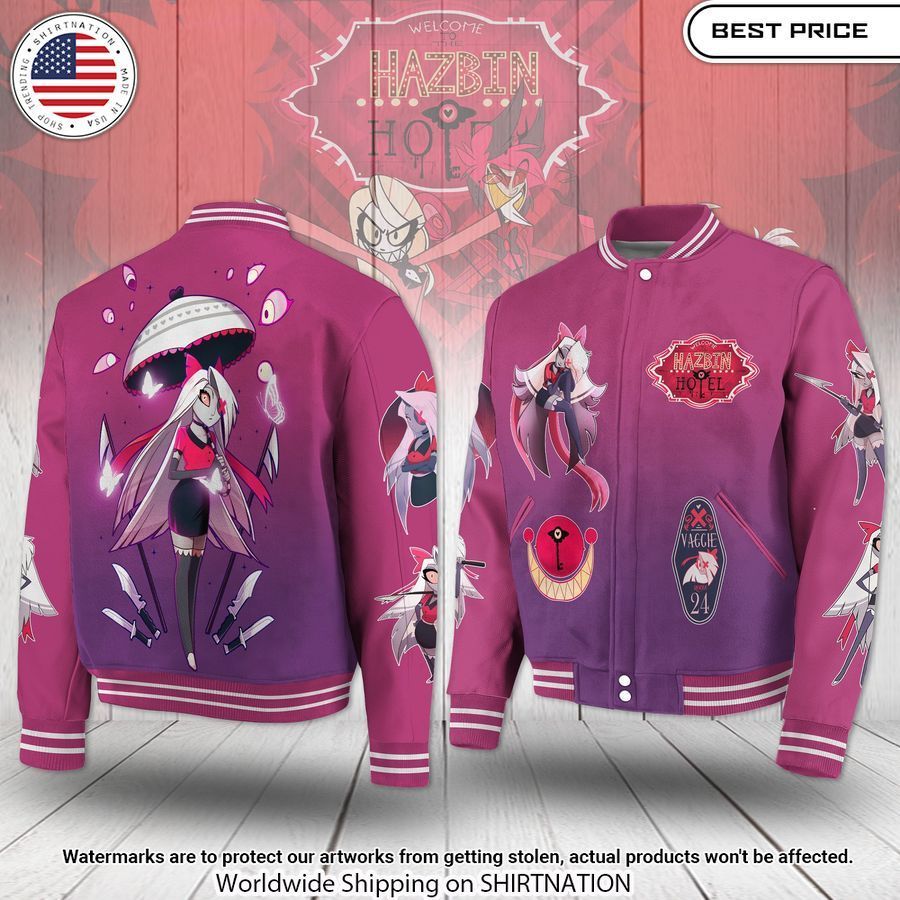 Hazbin Hotel Vaggie Baseball Jacket