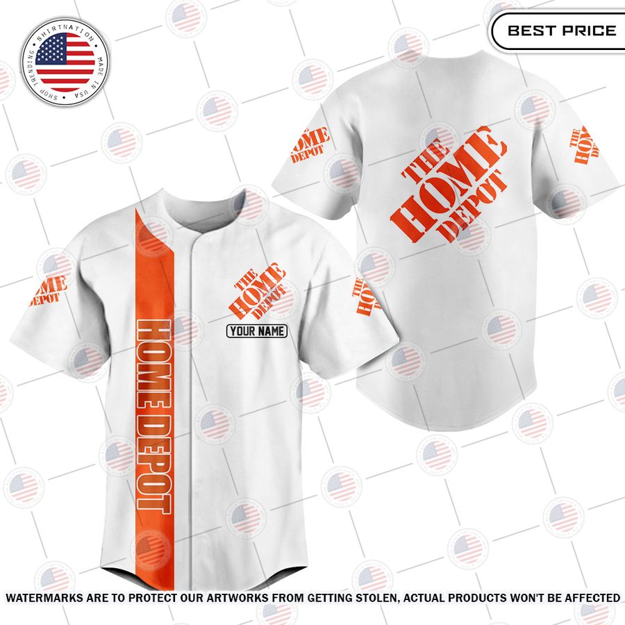 NEW Home Depot Custom Baseball Jersey