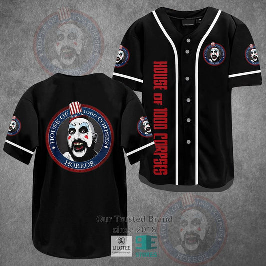 House of 1000 Corpses Horror Movie Baseball Jersey