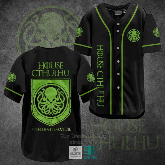 House of Cthulhu Horror Movie Baseball Jersey