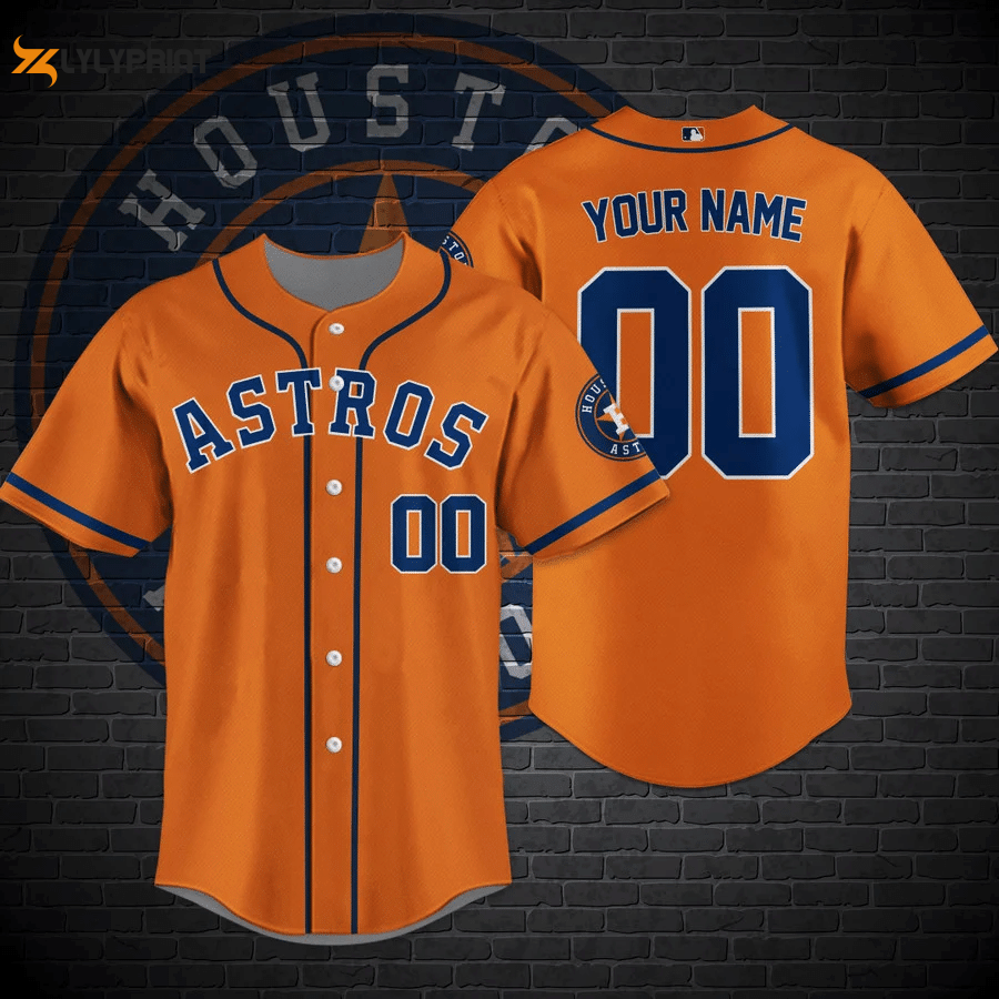 Houston Astros Champions Baseball Jersey Personalized Trend 2023 Fan Gifts - lylyprint.com T-Shirts, Hoodie,... (Image 1)