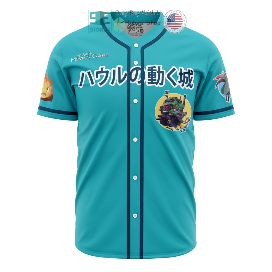 BEST Howls Moving Castle Studio Ghibli Baseball Jersey