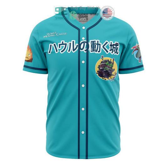 BEST Howls Moving Castle Studio Ghibli Baseball Jersey