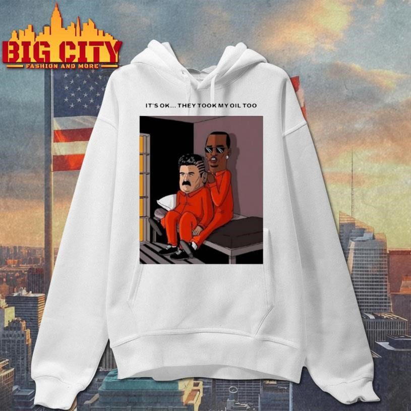icolas Maduro And Diddy Captured Meme Caricature Shirt