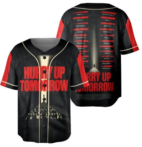 The Weeknd Hurry Up Tomorrow Jersey, Vintage Hip Hop Jersey, The Weeknd Concert Merch for Fans, Iconic Hip Hop... (Image 2)
