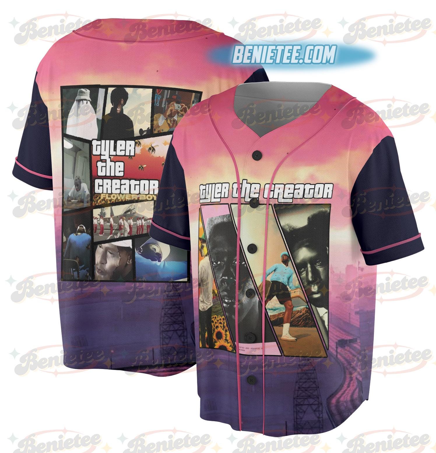 Ty-ler The Crea-tor Tour 2025 Baseball Jersey T-Shirts, Hoodie, Sweatshirt | WearSparks.com (Image 1)
