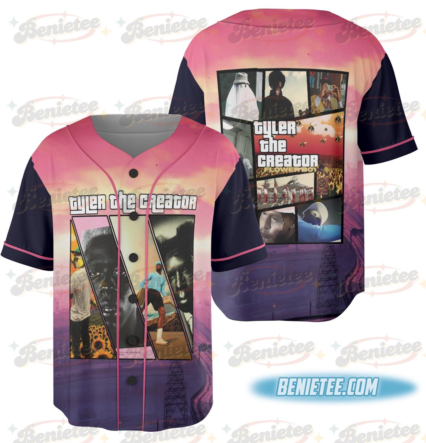 Ty-ler The Crea-tor Tour 2025 Baseball Jersey T-Shirts, Hoodie, Sweatshirt | WearSparks.com (Image 2)