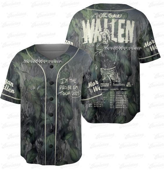 Morgan Wallen I'm The Problem Tour Miami Jersey T-Shirts, Hoodie, Sweatshirt | WearSparks.com (Image 2)