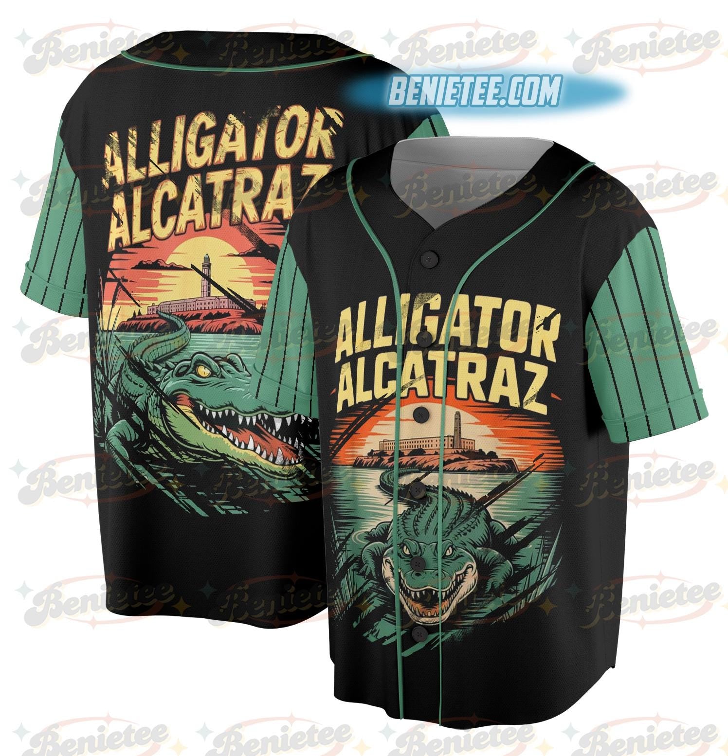 Alligator Baseball Jersey, Alcatraz Gator Enforcement T-Shirts, Hoodie, Sweatshirt | WearSparks.com (Image 1)