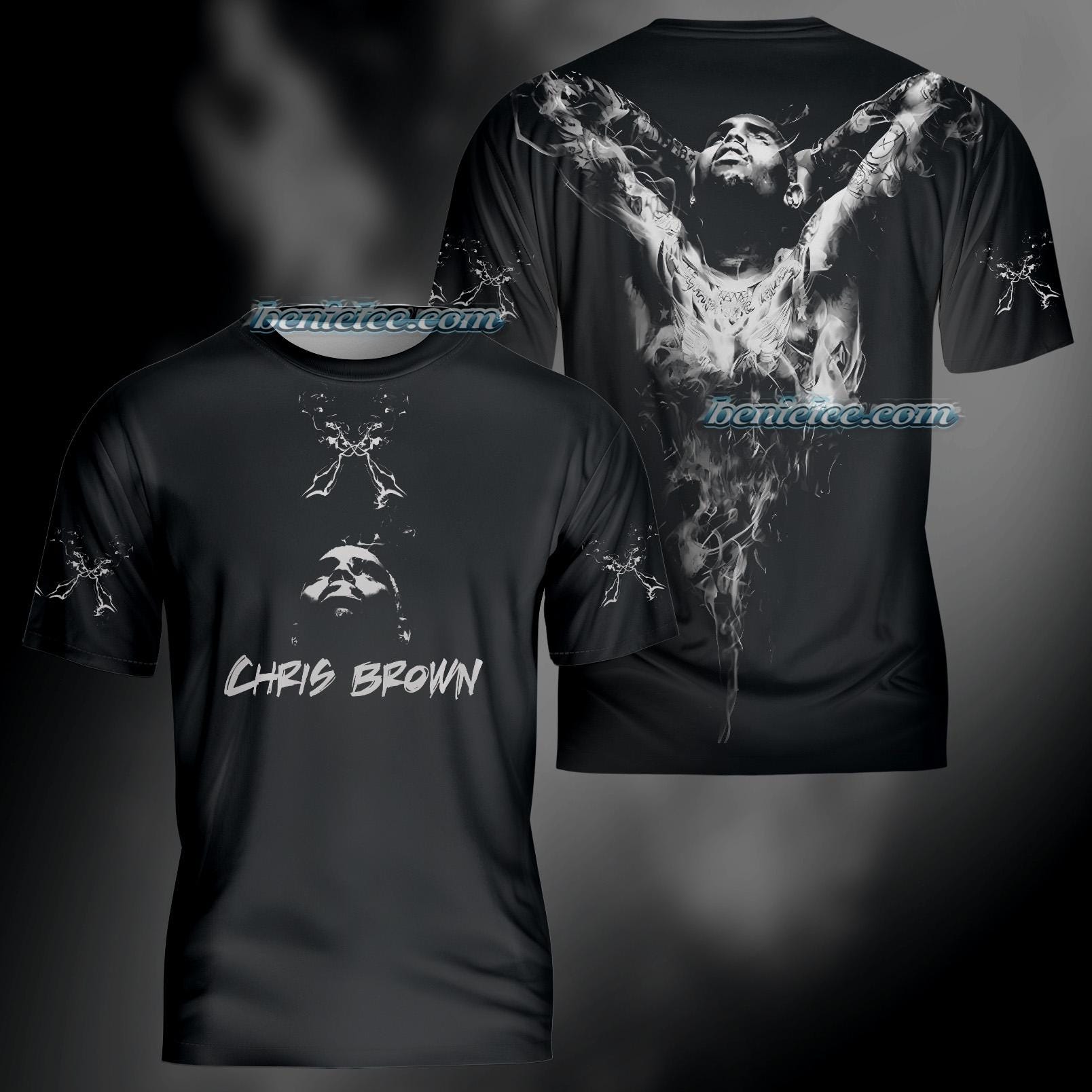 Rapper Chris Brown Breezy Bowl XX Tour Tee 3D Hoodie, Sweatshirt | WearSparks.com (Image 2)