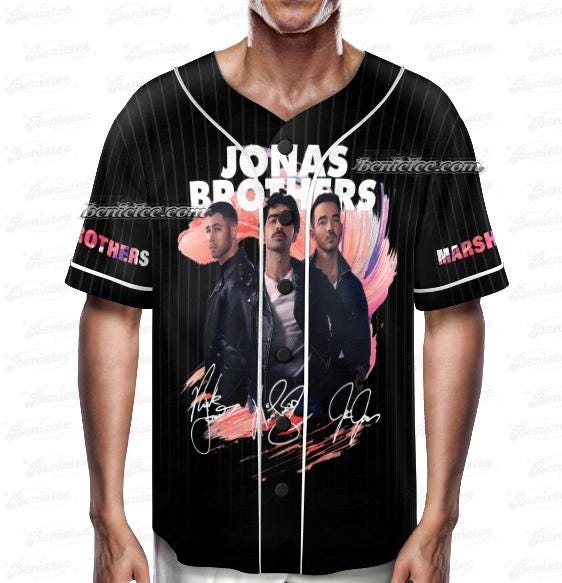 Jonas Bros 20th Annivesary Tour 2025 Baseball Jersey T-Shirts, Hoodie, Sweatshirt | WearSparks.com (Image 1)