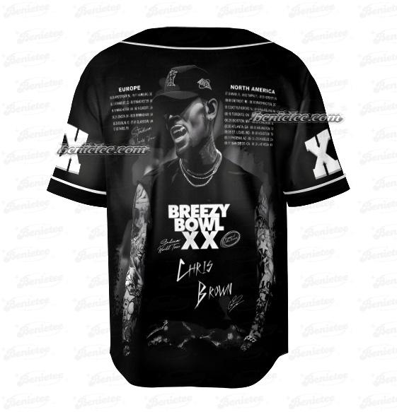 Chris Brown Album Baseball Jersey T-Shirts, Hoodie, Sweatshirt | WearSparks.com (Image 2)