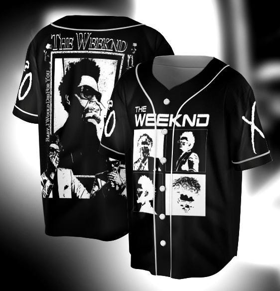 Vintage The Weeknd Baseball Jersey T-Shirts, Hoodie, Sweatshirt | WearSparks.com (Image 1)