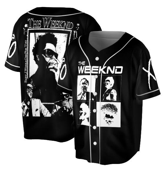 Vintage The Weeknd Baseball Jersey T-Shirts, Hoodie, Sweatshirt | WearSparks.com (Image 2)