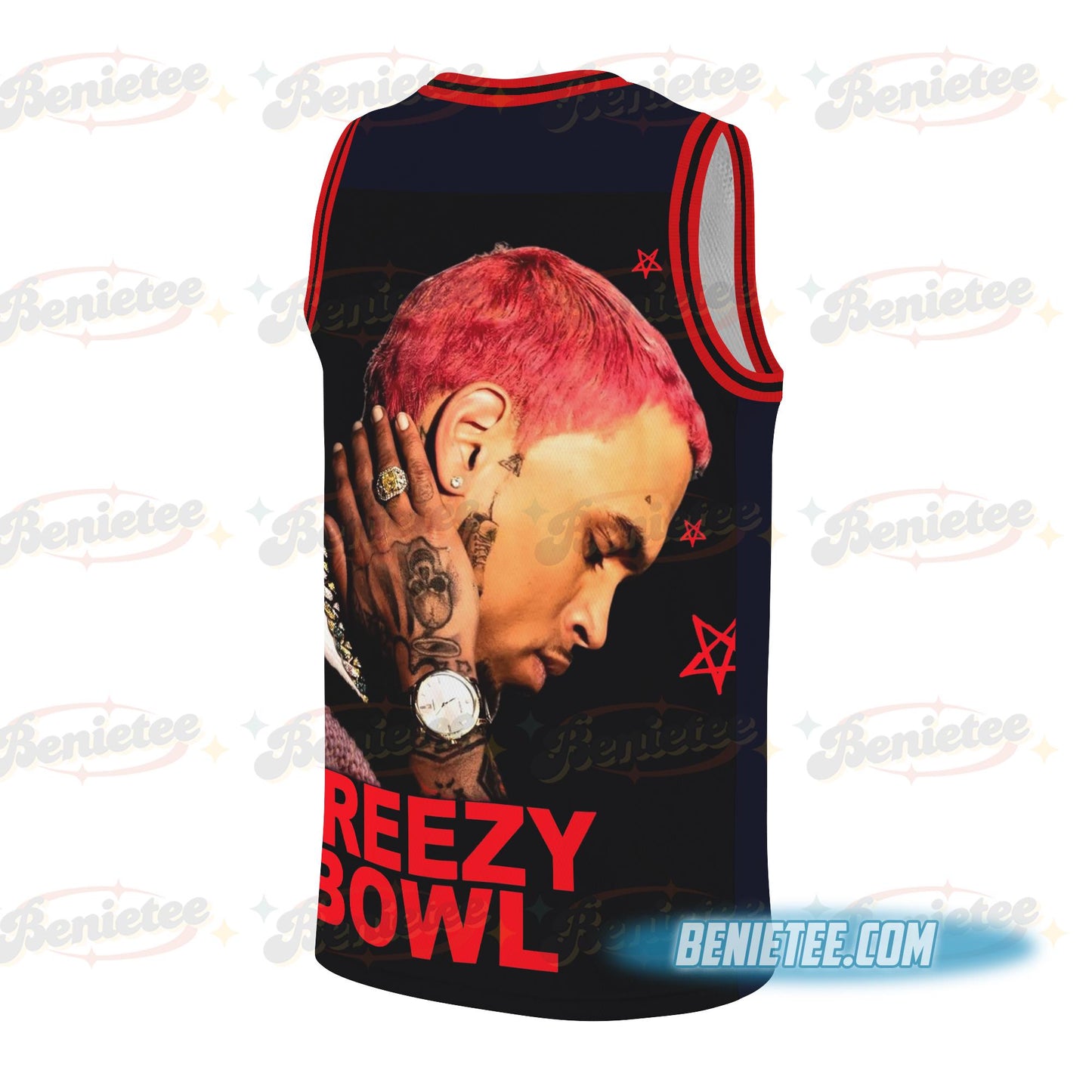 Chris Brown Tour Basketball Jersey T-Shirts, Hoodie, Sweatshirt | WearSparks.com (Image 2)