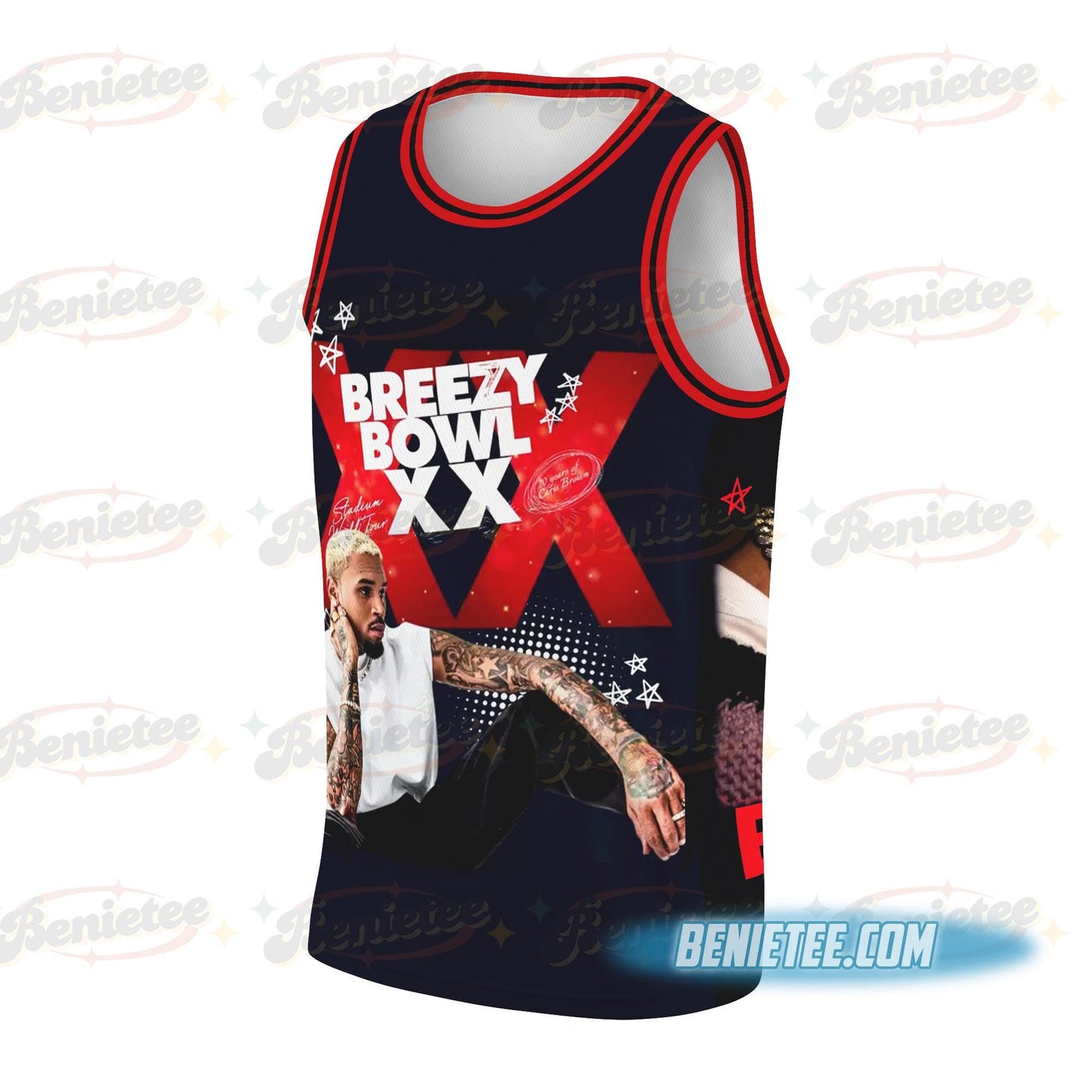 Chris Brown Tour Basketball Jersey T-Shirts, Hoodie, Sweatshirt | WearSparks.com (Image 1)