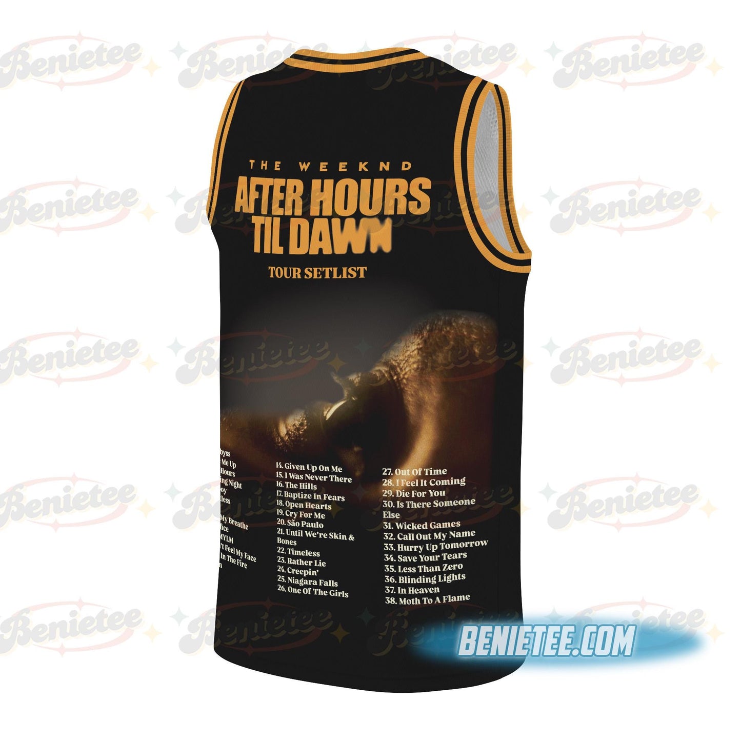 The Weeknd After Hours Tour Basketball Jersey T-Shirts, Hoodie, Sweatshirt | WearSparks.com (Image 3)