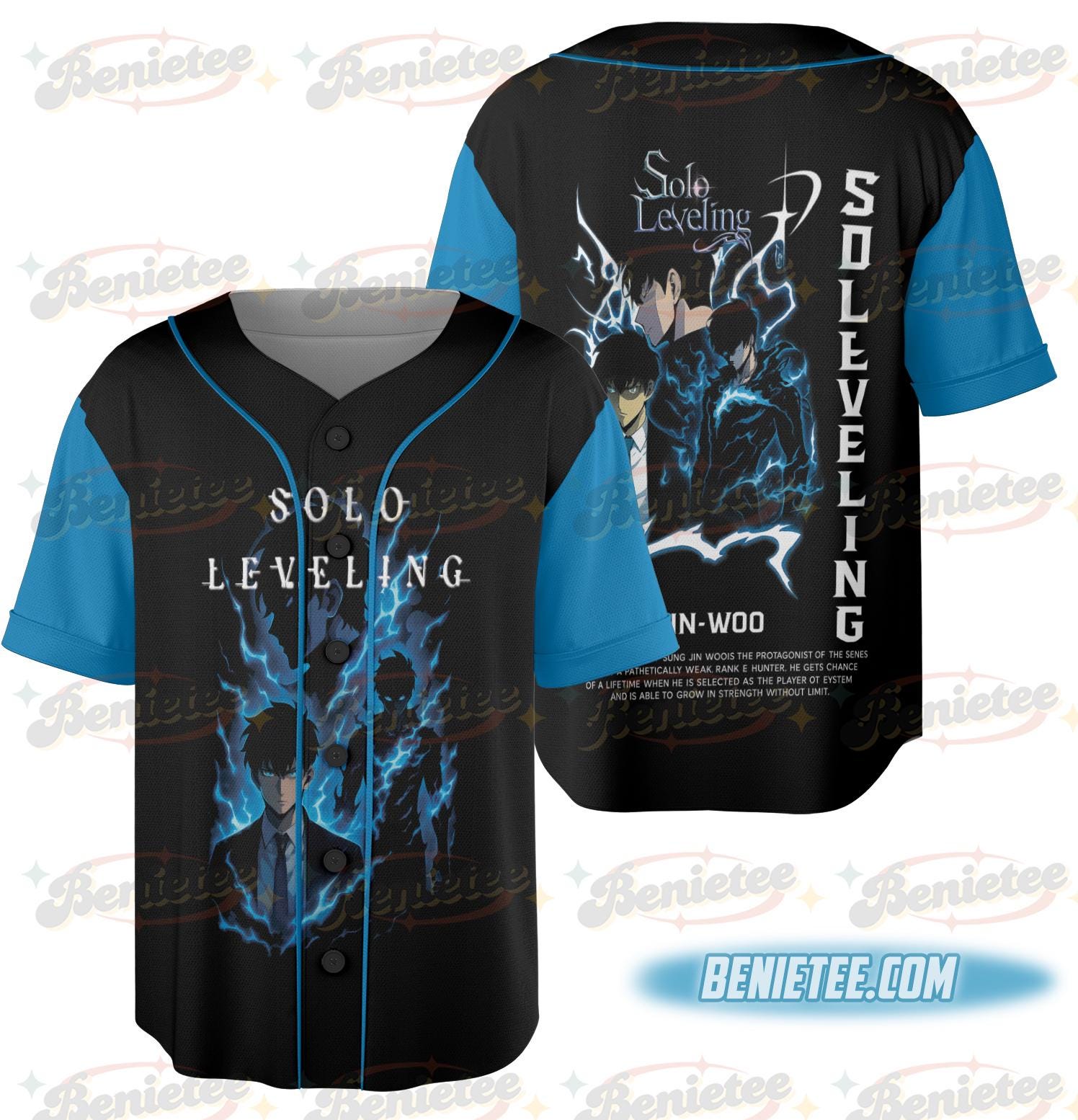 Solo Leveling newest Graphic Baseball Jersey T-Shirts, Hoodie, Sweatshirt | WearSparks.com (Image 2)