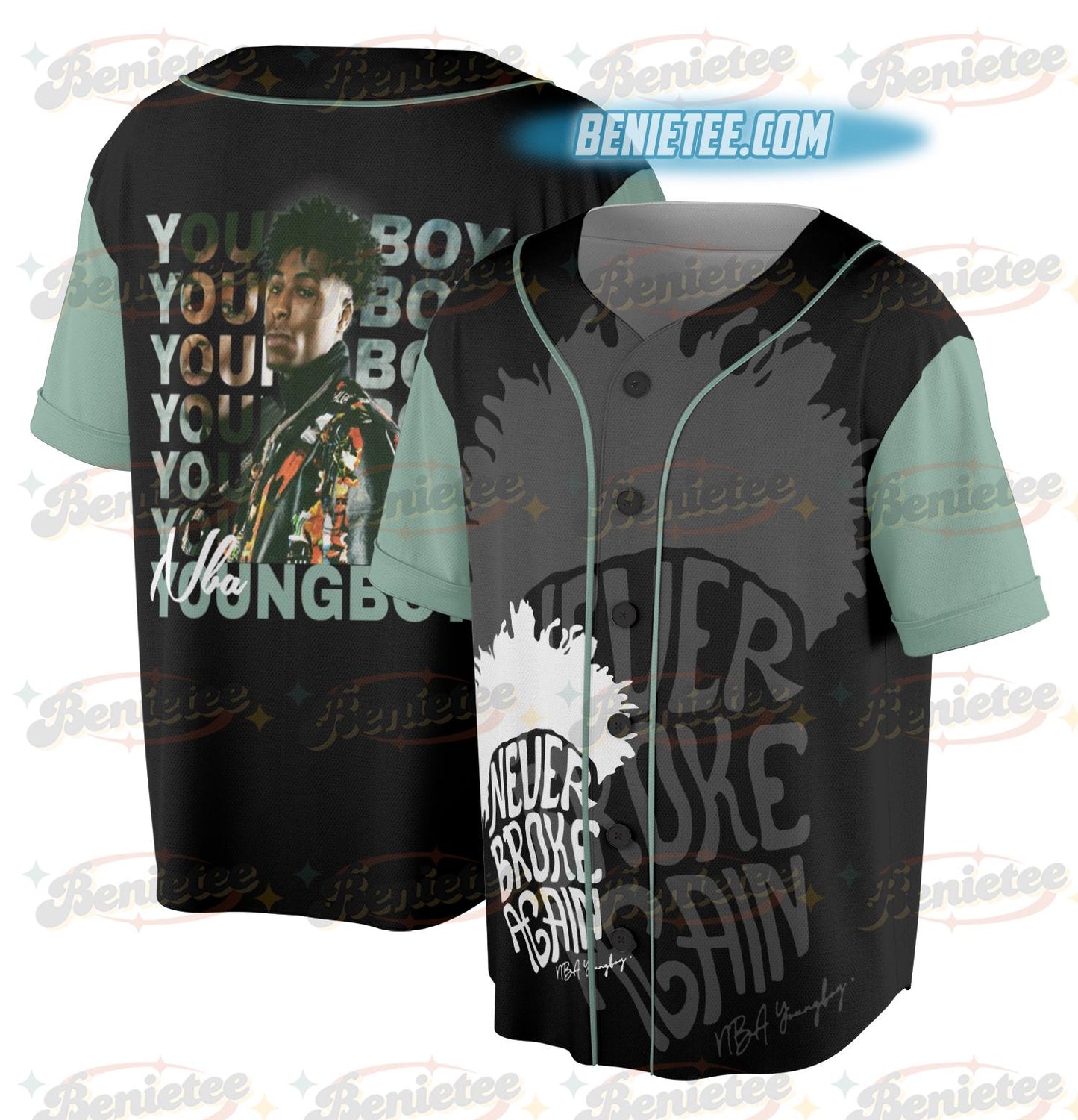 Vintage Youngboy Masa Tour Baseball Jersey, Rap Hip Hop Music Jersey T-Shirts, Hoodie, Sweatshirt | WearSparks.com (Image 1)