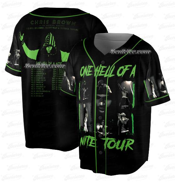 Chris Brown Hip Hop Washed Baseball Jersey T-Shirts, Hoodie, Sweatshirt | WearSparks.com (Image 1)