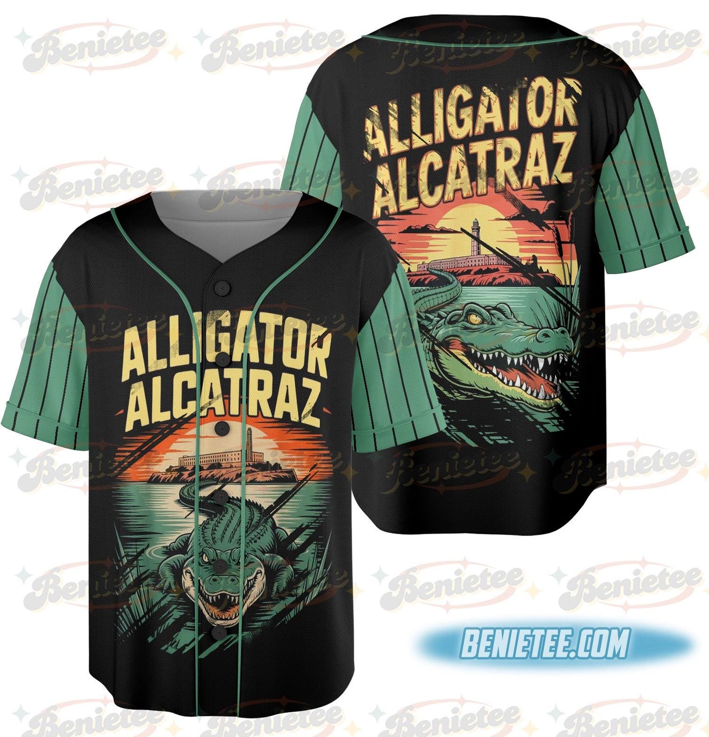 Alligator Baseball Jersey, Alcatraz Gator Enforcement T-Shirts, Hoodie, Sweatshirt | WearSparks.com (Image 2)