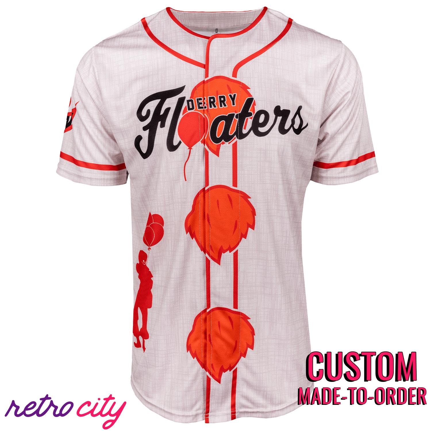 Derry Floaters Pennywise Baseball Jersey