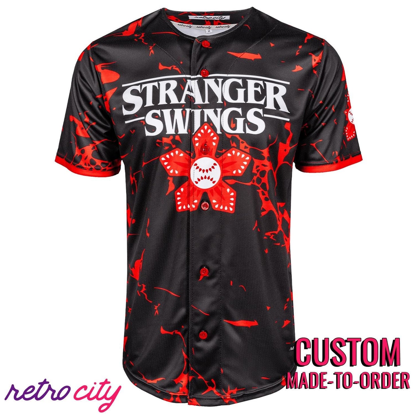 Stranger Swings Baseball Jersey