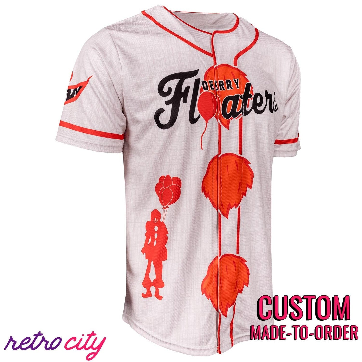 Derry Floaters Pennywise Baseball Jersey