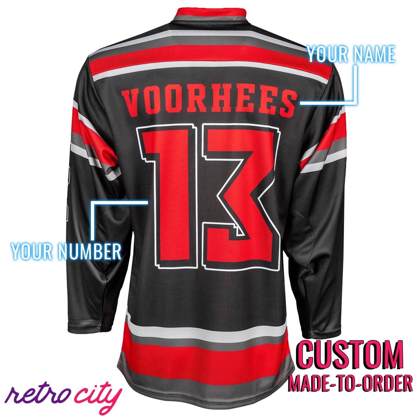 Camp Crystal Lake Slashers Custom Hockey Jersey