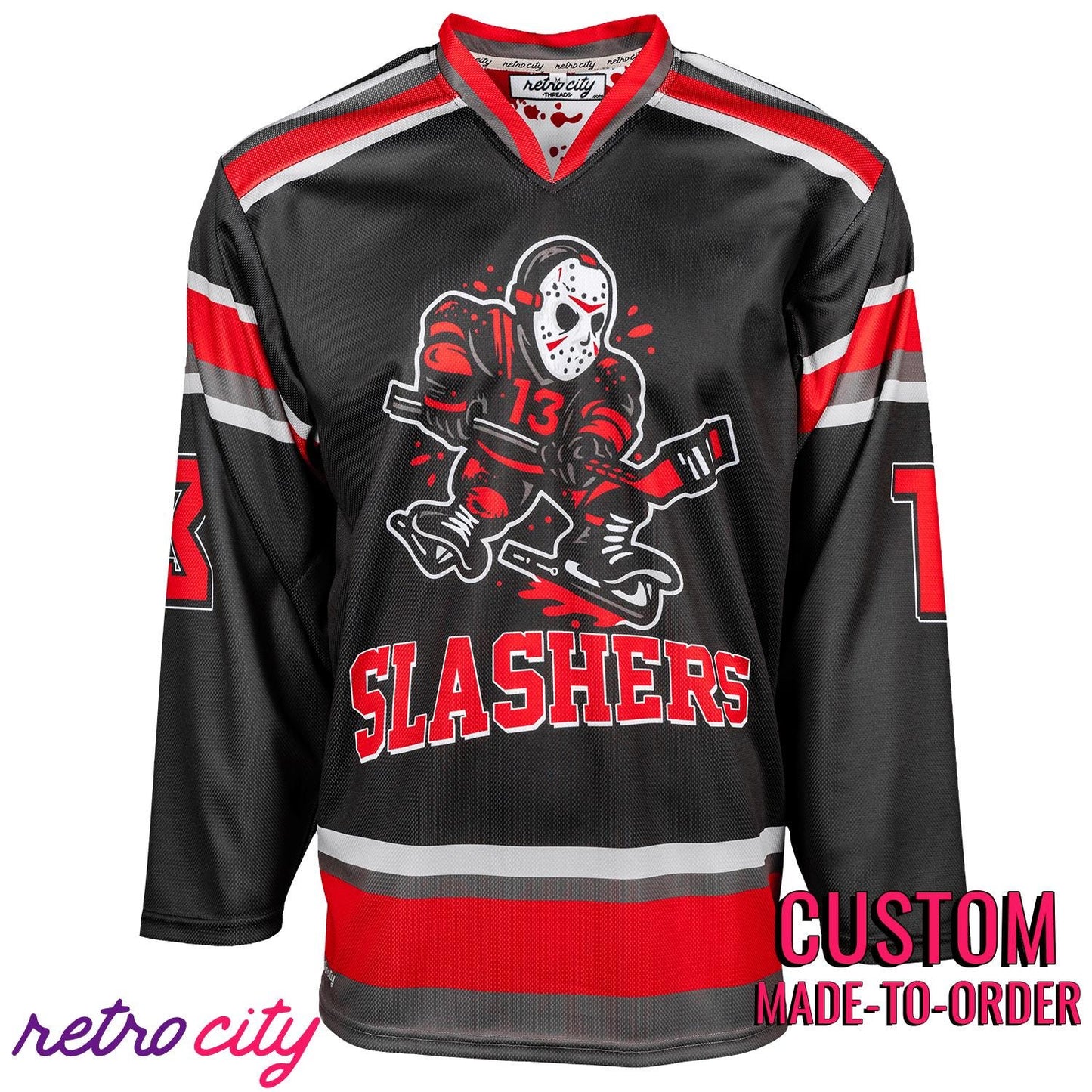 Camp Crystal Lake Slashers Custom Hockey Jersey