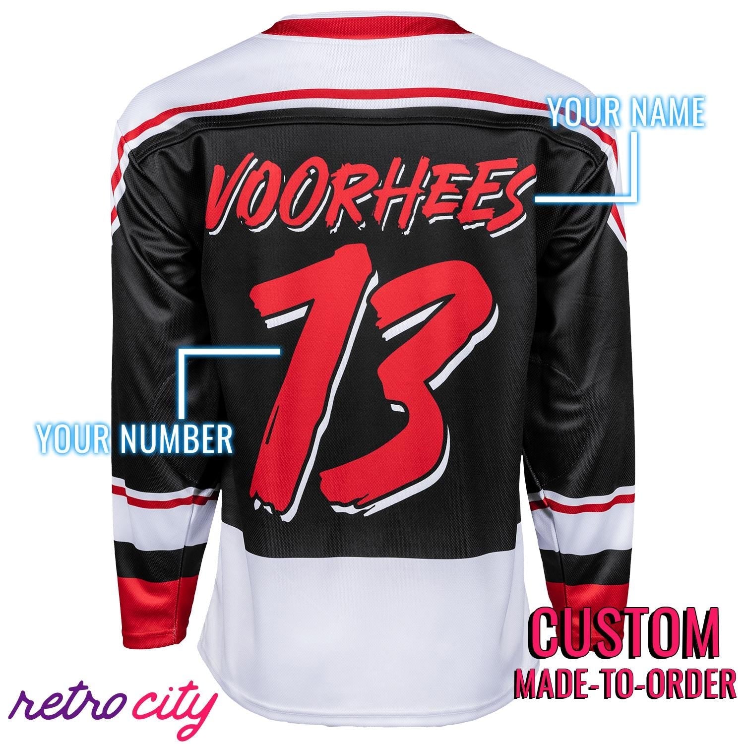 Camp Crystal Lake Slashers Blood on the Ice Custom Hockey Jersey