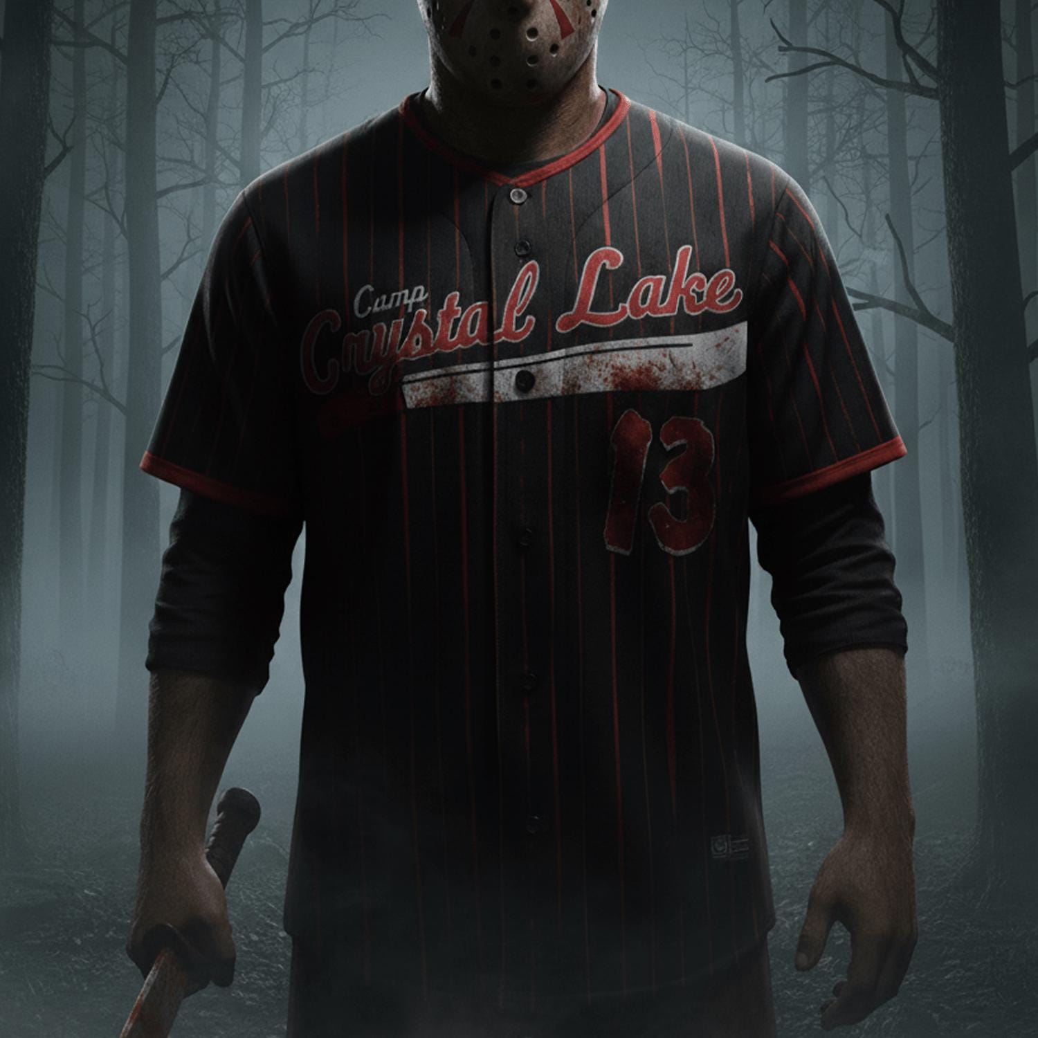 Camp Crystal Lake Horror Custom Baseball Jersey