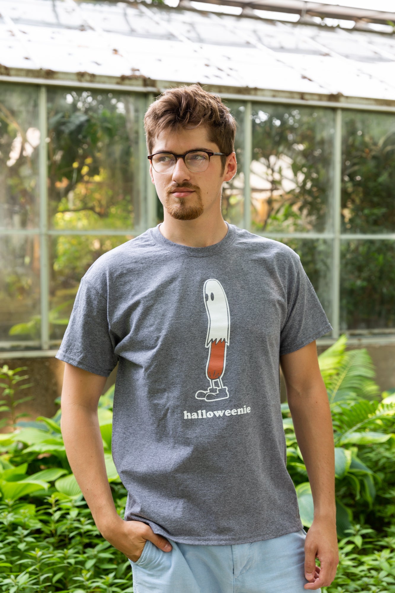 Halloweenie Men's T Shirt Hoodie, Sweatshirt | WearSparks.com (Image 3)